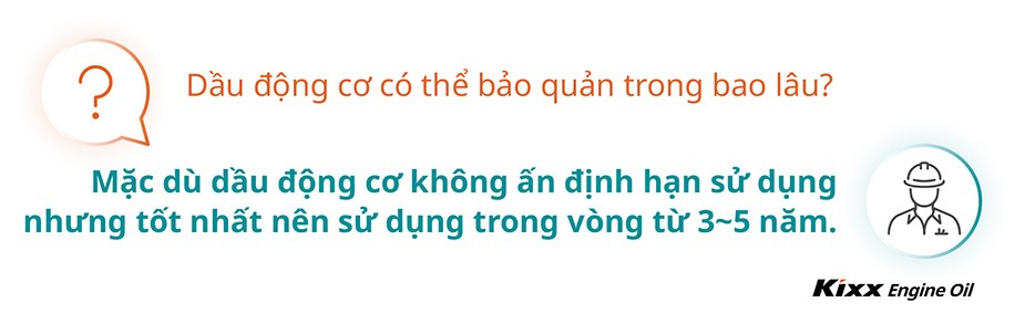 Bảo quản dầu động cơ đúng cách