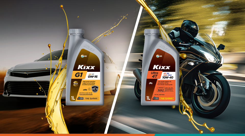 Kixx Smart Tips on the differences between car and motorcycle engine oil